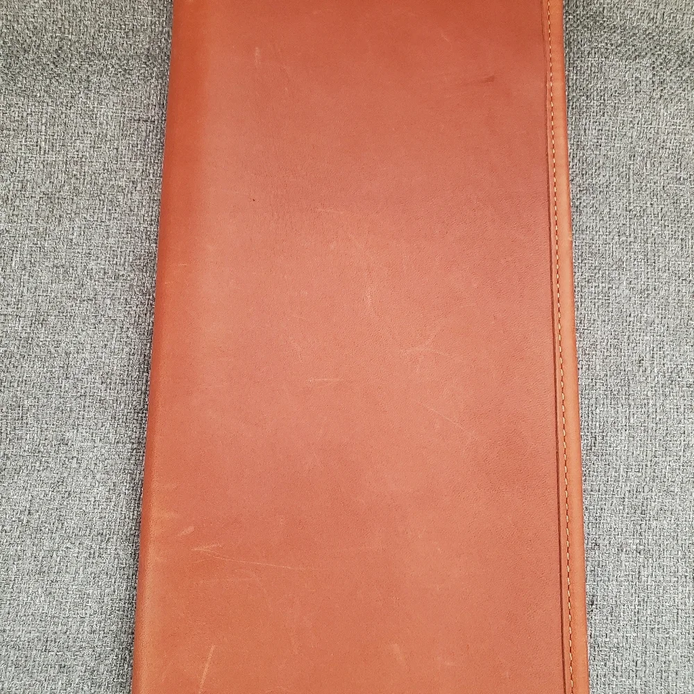 COACH VINTAGE BRITISH TAN LEATHER ACCESSORY'S/TIE TRAVEL CASE - Picture 16 of 16